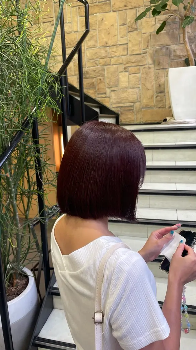 カラー ヘアカラー mira🎀 ┊︎透明感カラー🫧のヘアスタイル