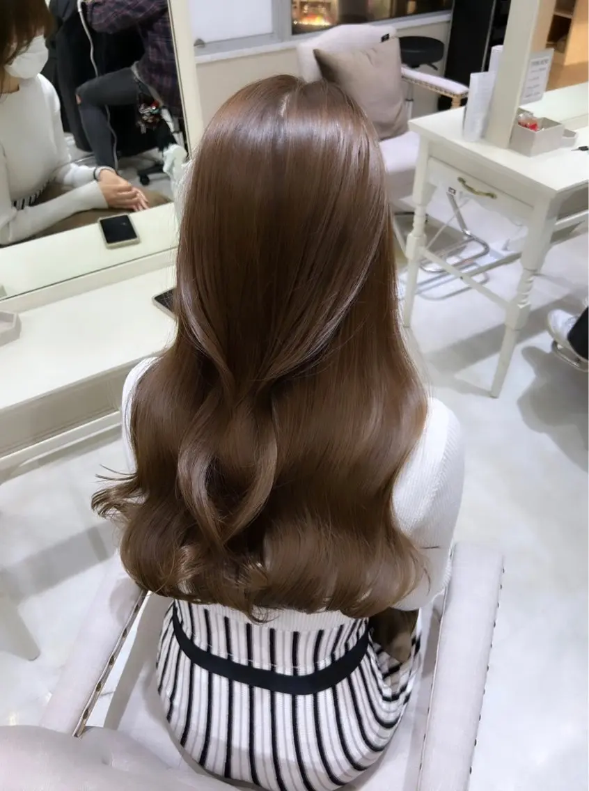 ロング カット ヘアカラー トリートメント 髪質改善× ブリーチなしyutoのヘアスタイル