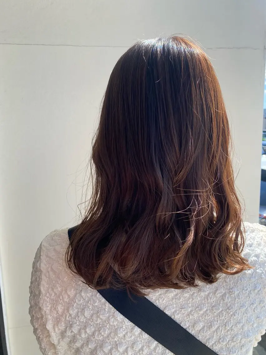 セミロング カラー パーマ カット トリートメント ◤ Jammin.◢ Mizuho.のヘアスタイル