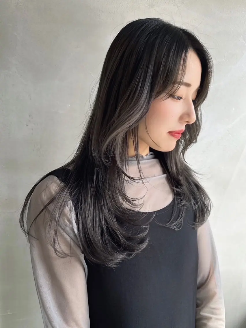 ロング カット ヘアカラー トリートメント 健太郎 髪質改善/透明感のヘアスタイル