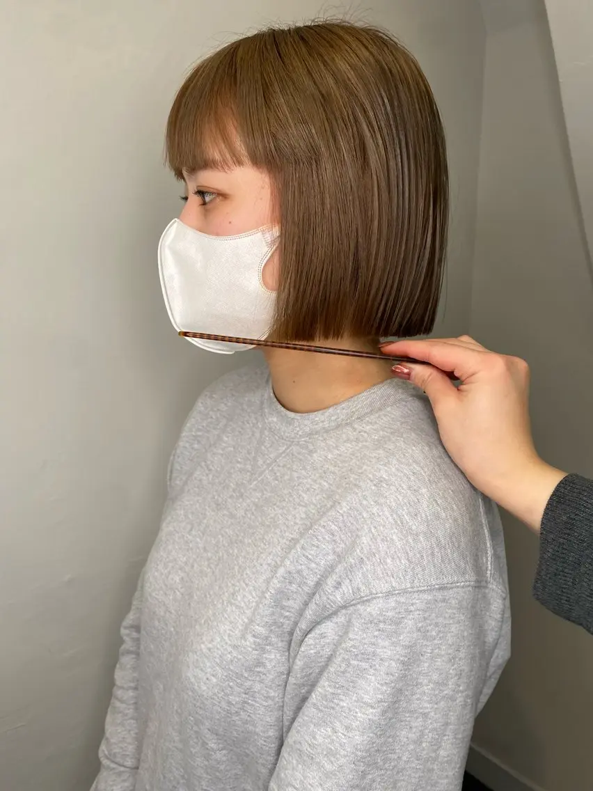 ミディアム カラー 透明感カラー/レイヤ ー🌙Honokaのヘアスタイル