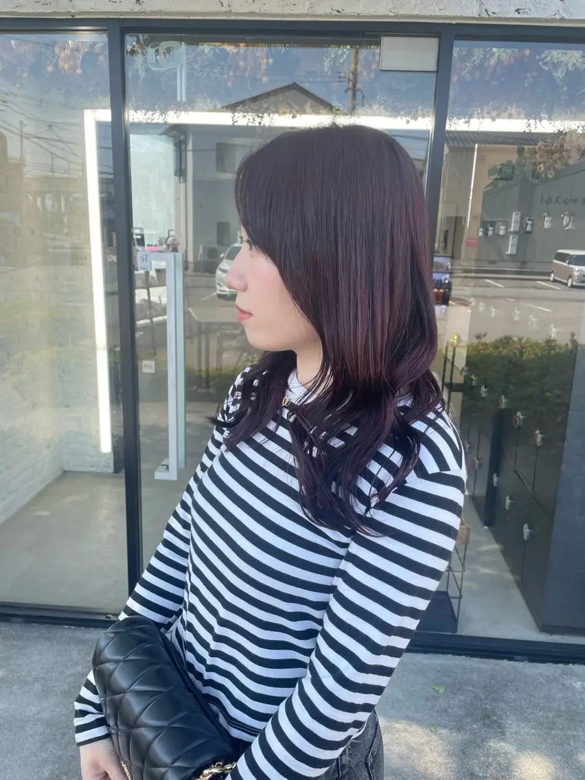 ミディアム テラダ ユウシン西金沢のヘアスタイル