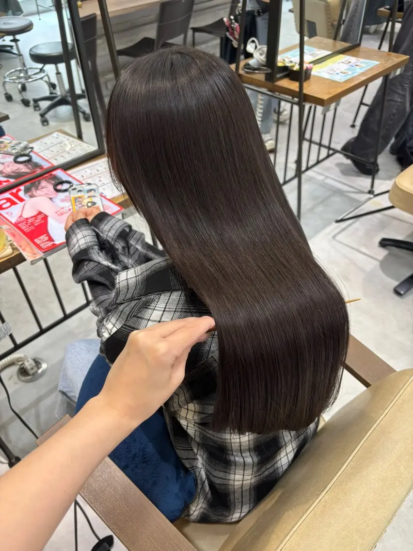 【髪質改善】2回目までご利用可能🍒◎カット＋美髪矯正＋再生トリートメントの写真