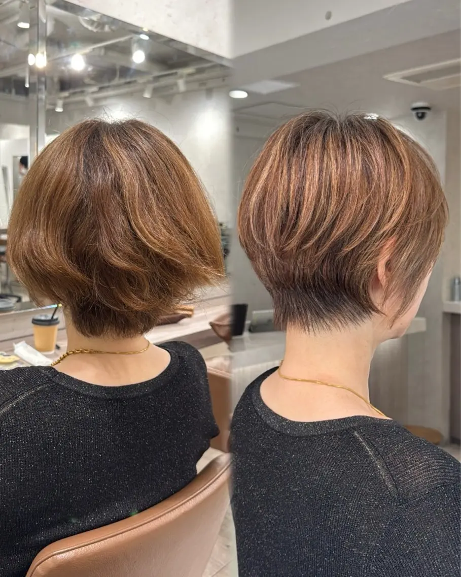 ショート 佐藤優晟/カラー/ 癖毛ショート/表参道のヘアスタイル