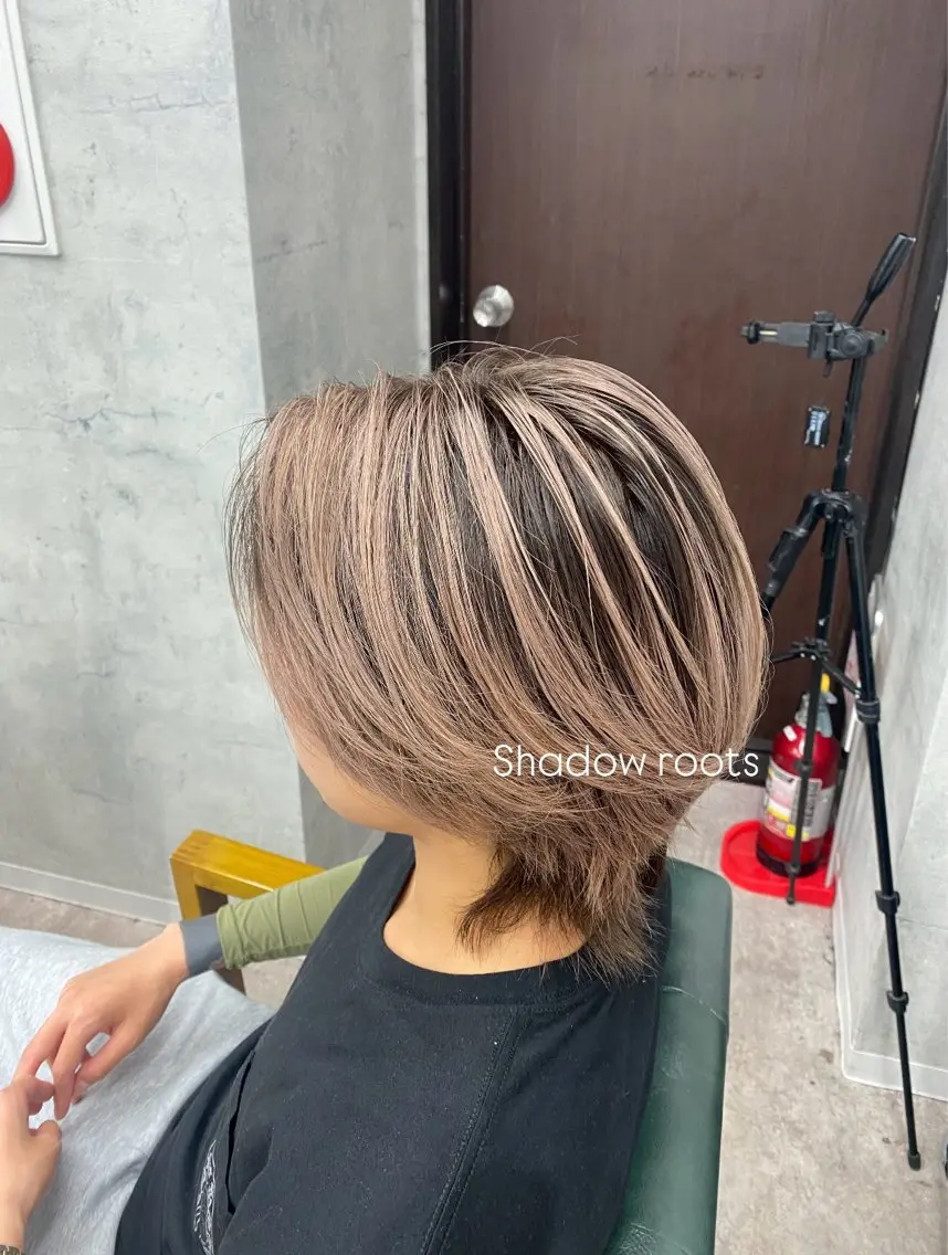 カラー メンズ メンズブリーチ ブリーチ limitみづき🌙 カラーのヘアスタイル