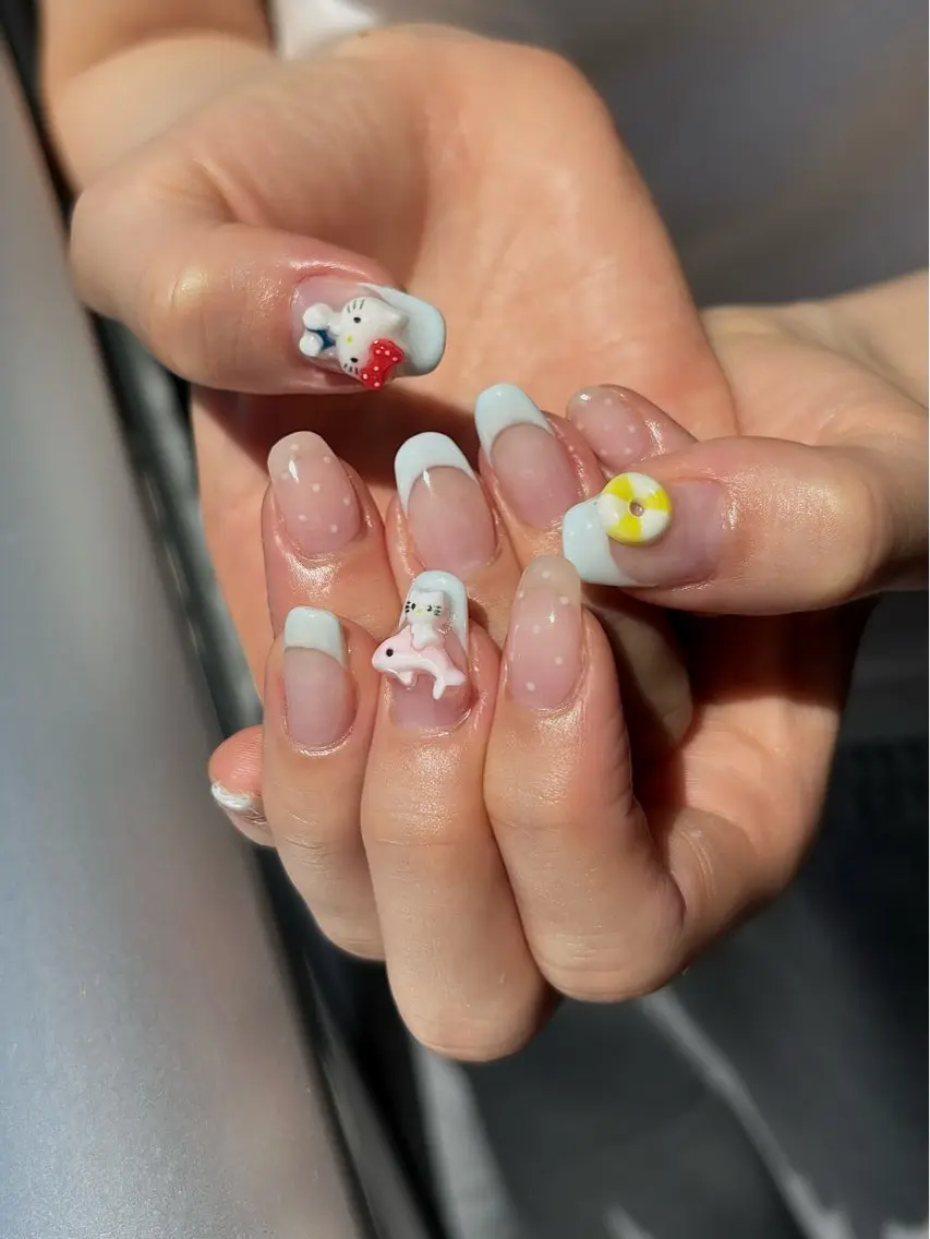 ネイル 持ち込み ハンドネイル フットネイル Nailsalon Fave/Rinaのネイルデザイン