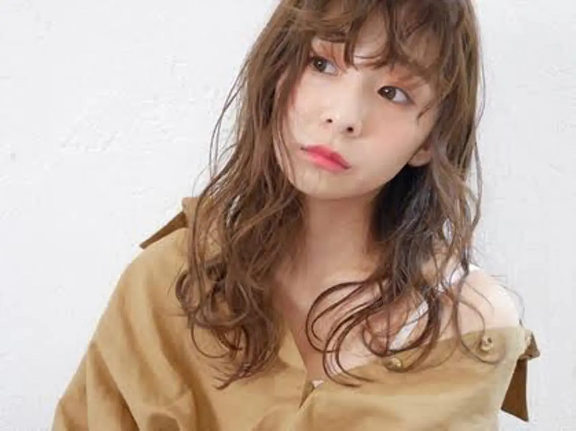 セミロング カラー パーマ 髙尾 綺女のマツエク・マツパデザイン