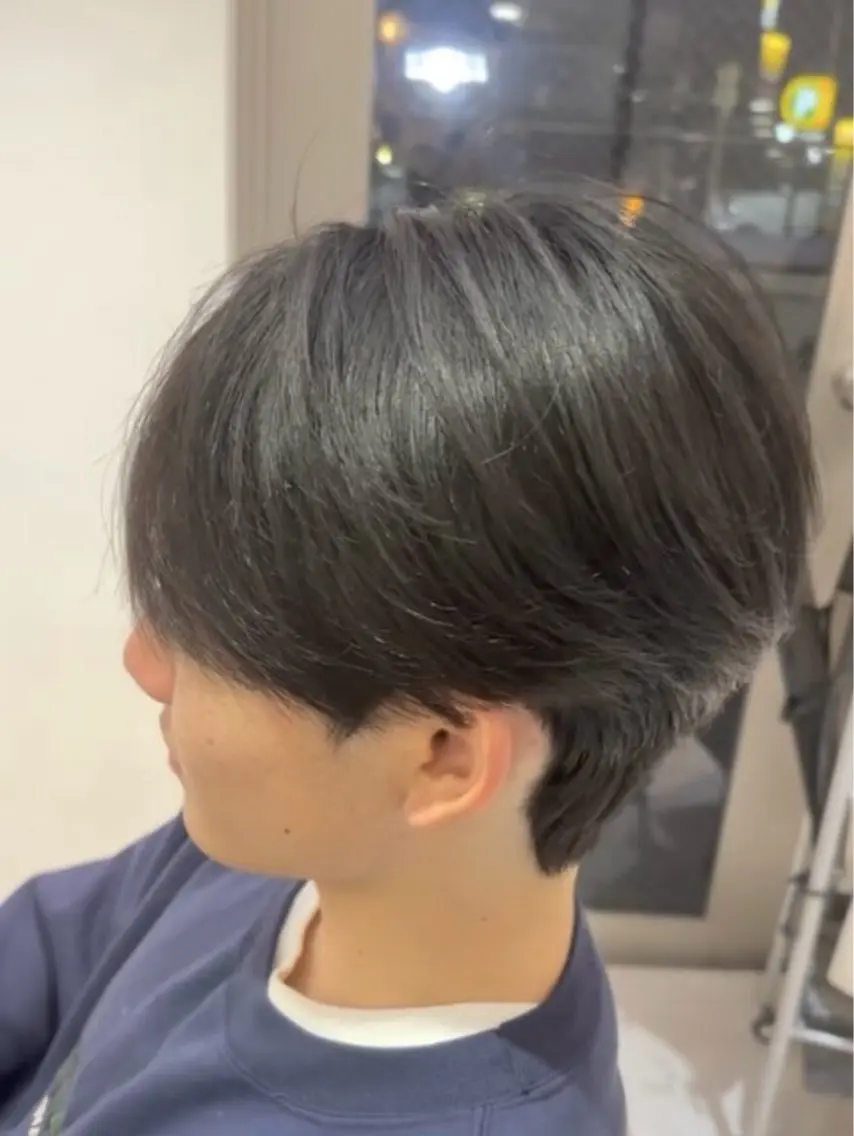 メンズ 縮毛矯正 カラーモデル募集中/ 暖色カラー/髪質改善のヘアスタイル