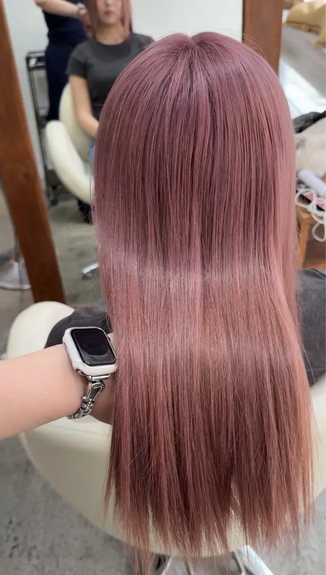 セミロング カラー ブリーチ ハイトーンカラー ラベンダーカラー ピンクカラー ピンクラベンダー ヘアカラー トリートメント makoto 池袋 Roji ブリーチのヘアスタイル