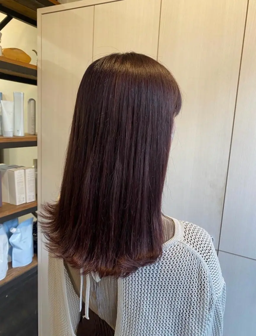 ショート ヘアカラー トリートメント オオシマ ミユのヘアスタイル