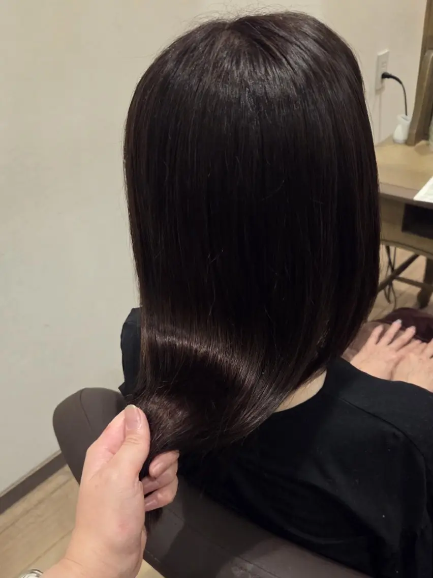 ミディアム カラーモデル募集中/ すずか/艶カラー✨のヘアスタイル
