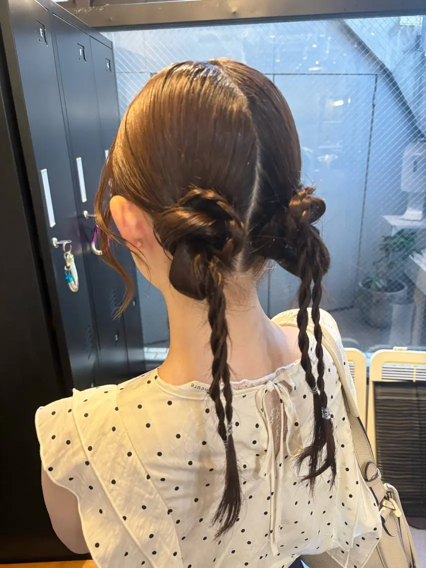 ヘアアレンジ 山西 真奈のヘアスタイル