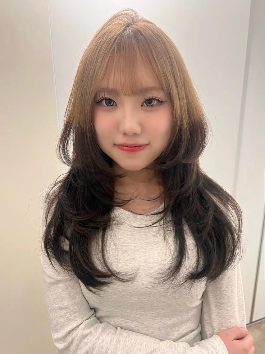 ロング カット 新宿❤︎ヘアセット ♡YUME🍀のヘアスタイル