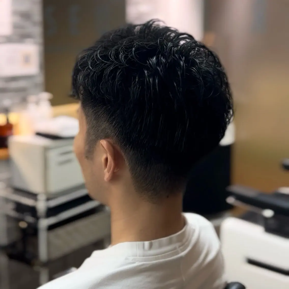 ショート パーマ メンズ カット パーマ FRISEUR/山本 美芽のヘアスタイル