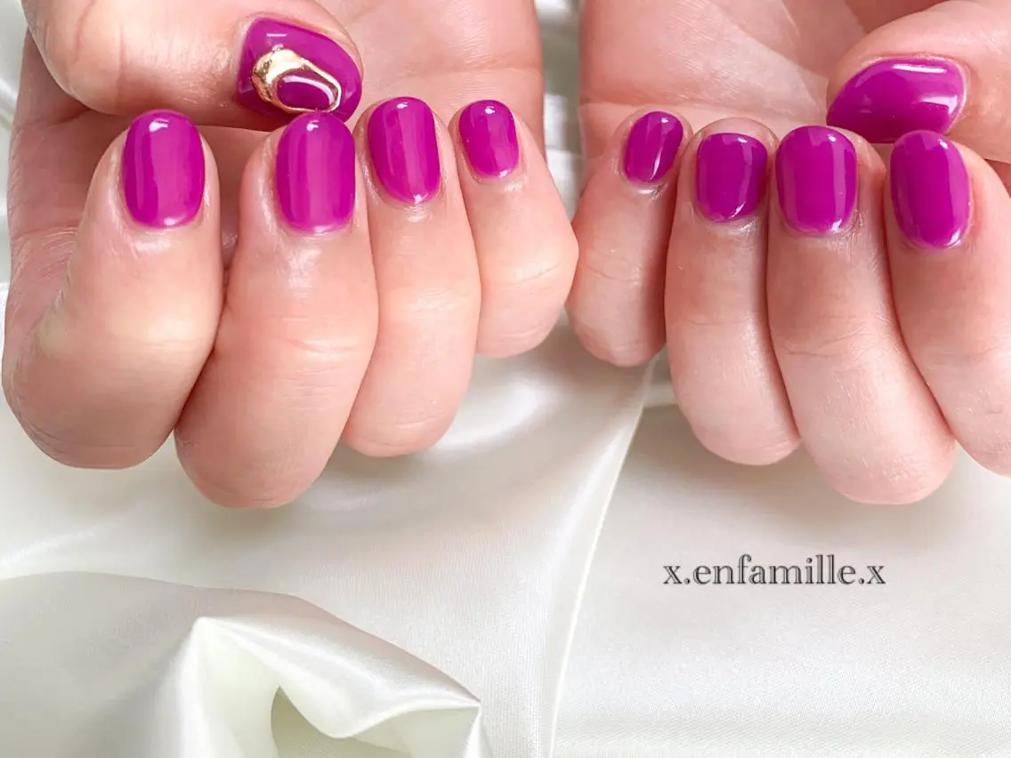 ネイル ハンドネイル nail salon en familleのネイルデザイン