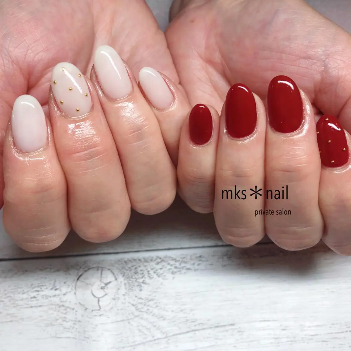 ネイル ハンドネイル mks＊nail //  枚方長尾のネイルデザイン