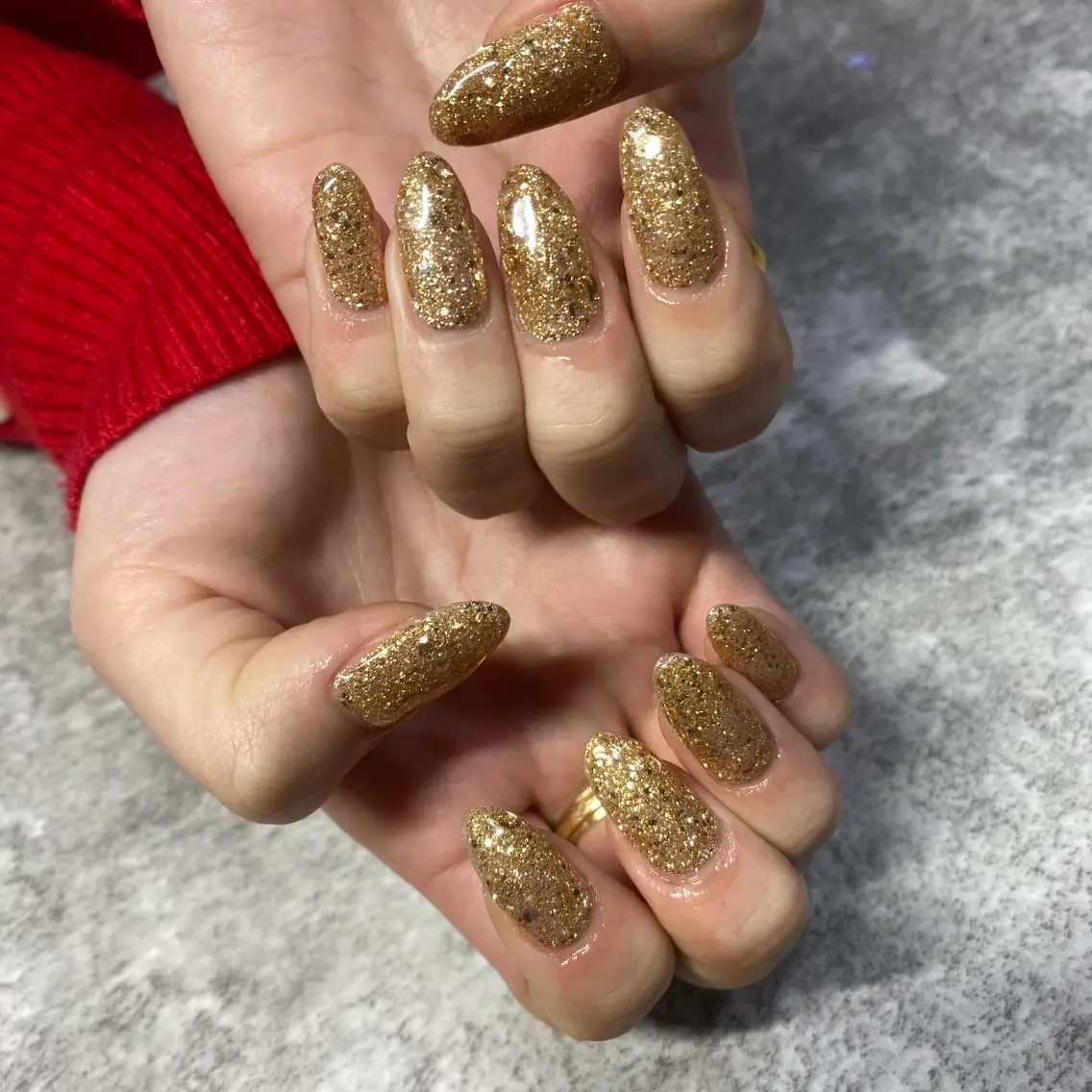 ネイル ゴールド ハンドネイル ★Rinail... .のネイルデザイン