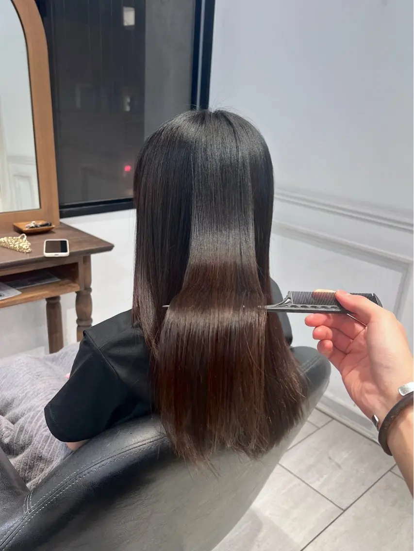 セミロング 山口 琢也のヘアスタイル