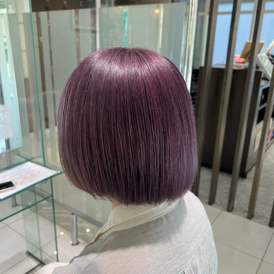ショート カラー ラベンダーカラー ヘアカラー トリートメント stylist 🐶内藤 成香のヘアスタイル