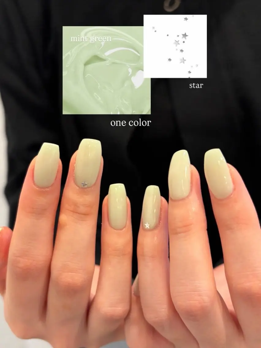 ネイル グリーン ハンドネイル MASHU /サヤnail♡のネイルデザイン