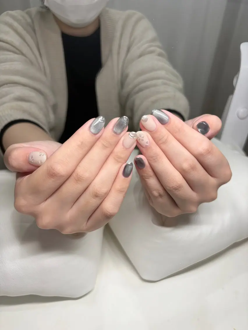 ネイル ハンドネイル ネイルサロン /しあわせたいむ🌱のネイルデザイン