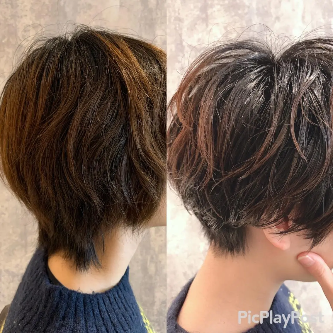 ショート パーマ ショートヘア カット パーマ トリートメント Blossom大塚 ディレクター永野のヘアスタイル