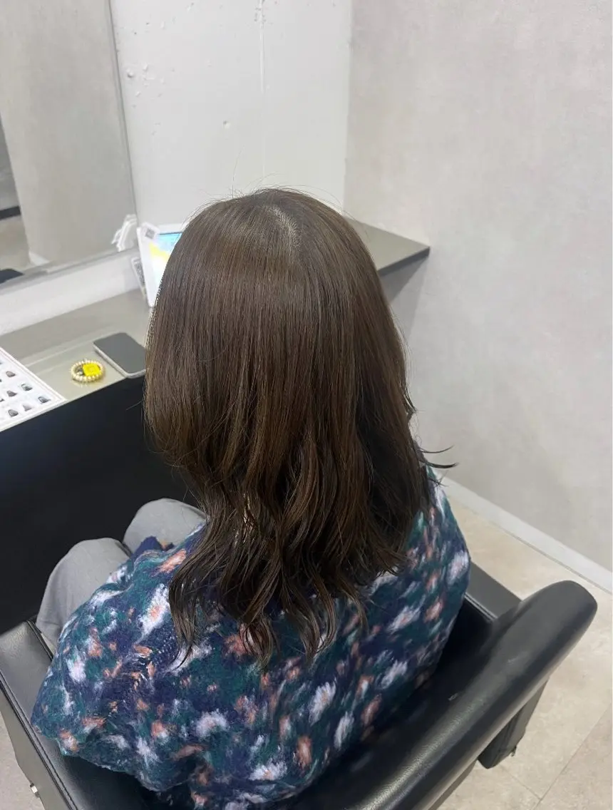 ロング ヘアカラー トリートメント ANNA 🦋‪‎🤍のヘアスタイル