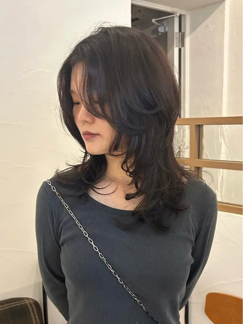 ロング カット トリートメント 水谷 優華のヘアスタイル