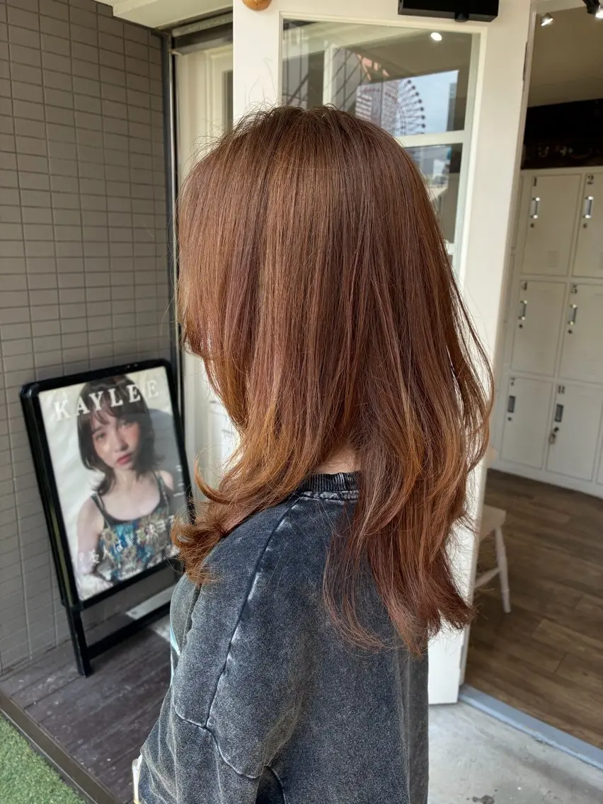 ミディアム カラー ブラウンカラー ヘアカラー カラーリスト/ あやね☁໒꒱·゚のヘアスタイル