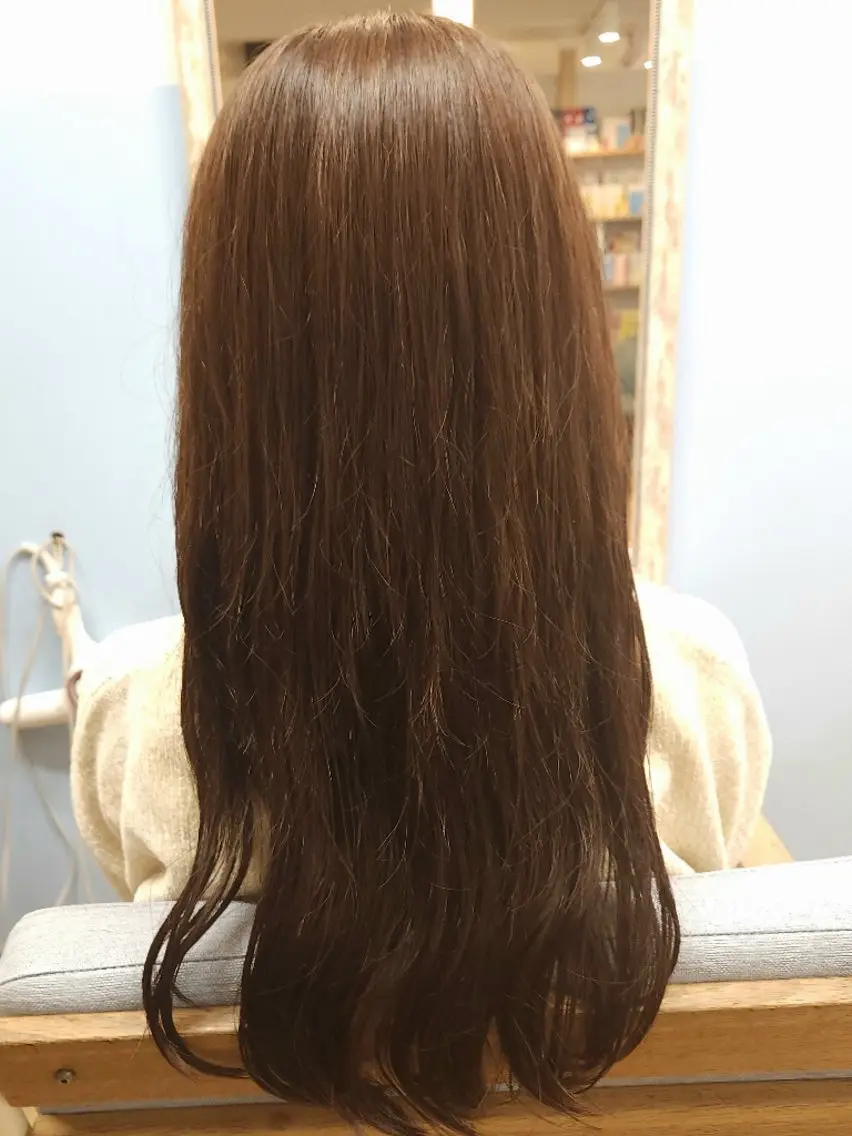 カラー シルバー のむら りさのヘアスタイル