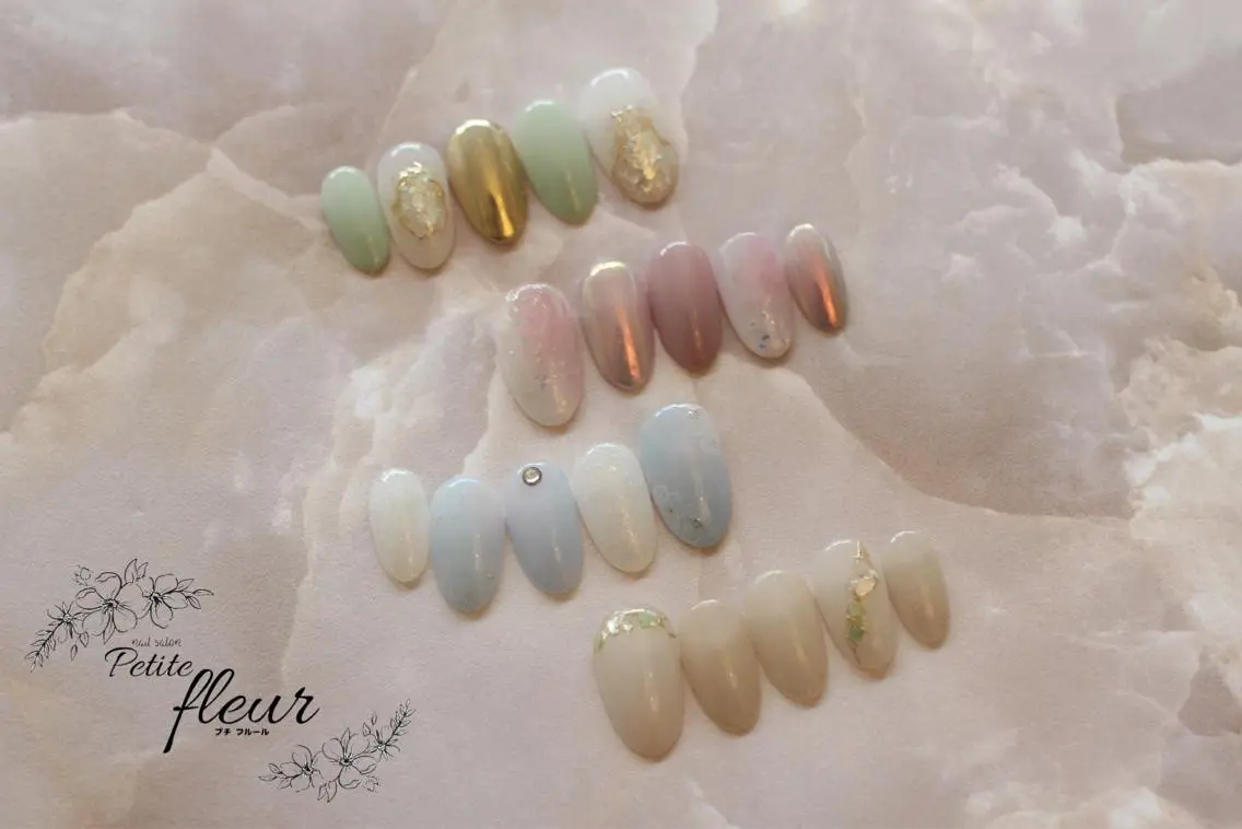 ネイル ハンドネイル ❁⃘*。Petite fleur❁⃘*りさのネイルデザイン