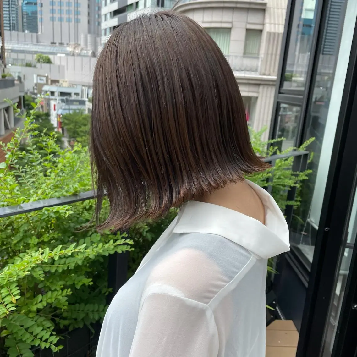 ショート カラー 髪質改善 中川 翔のヘアスタイル