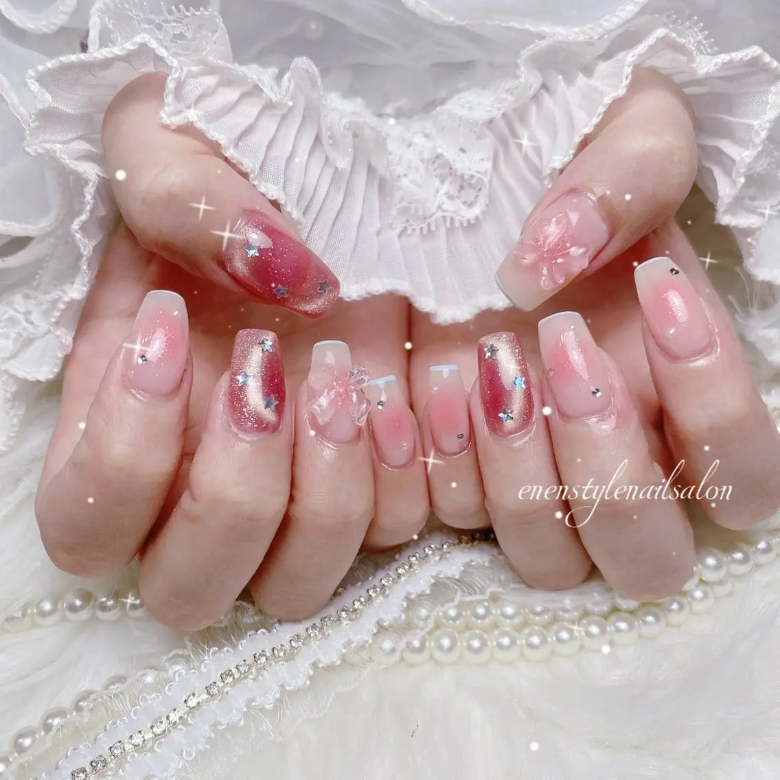 ネイル ハンドネイル 🐾enen style 🐾のネイルデザイン