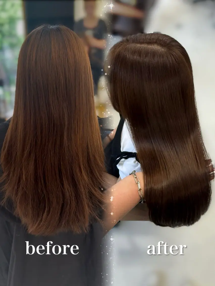 ロング 髪質改善 トリートメント 曽根 玲奈のヘアスタイル