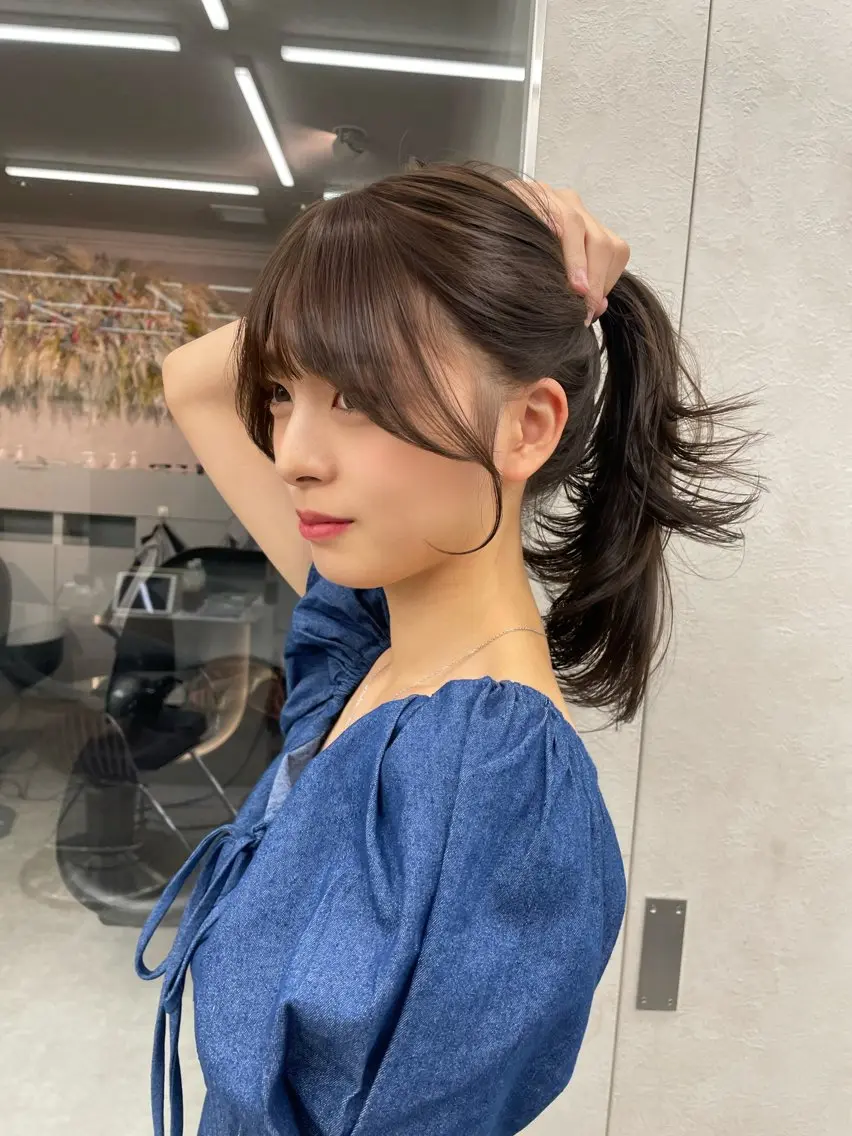 ロング カラー ブリーチ矯正 マスター【タケル】のヘアスタイル