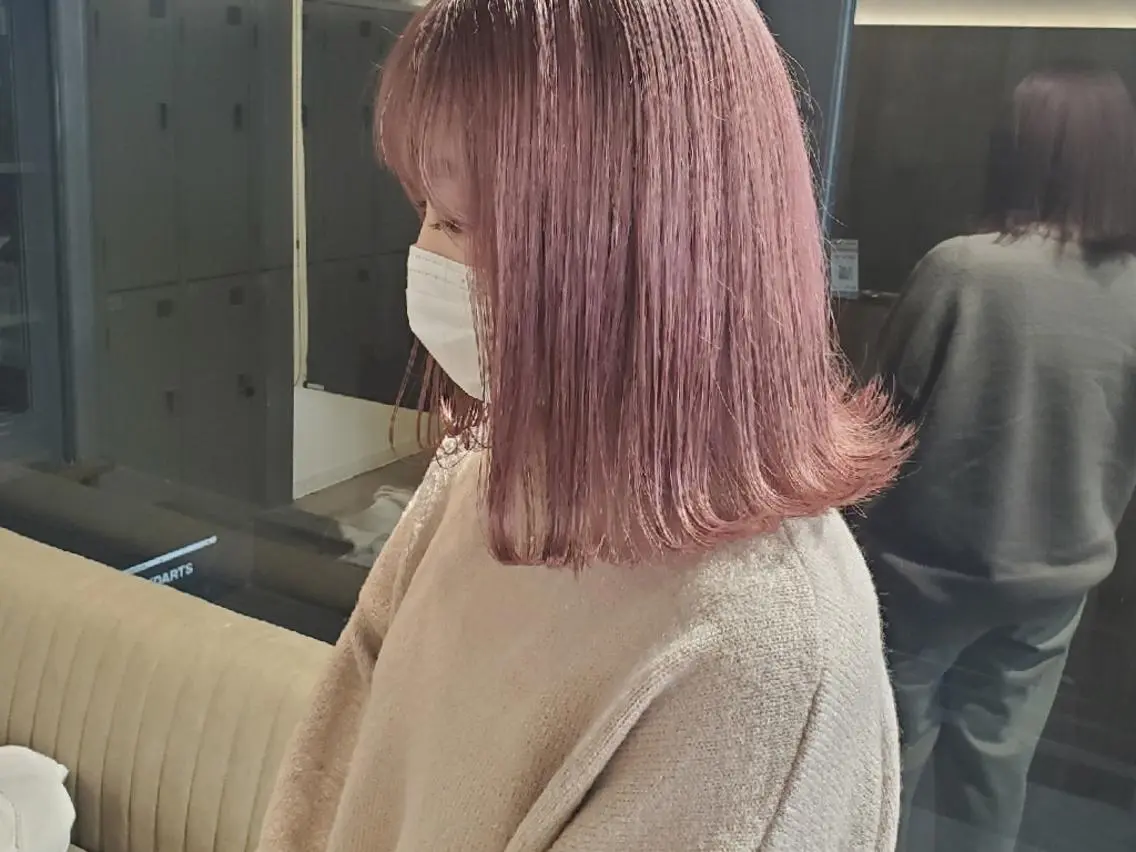 セミロング カット ヘアカラー トリートメント ✨本日空きあります✨ 遠田コウヘイ🌟のヘアスタイル
