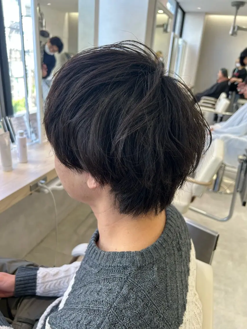 ショート メンズ カット 大谷 優馬のヘアスタイル