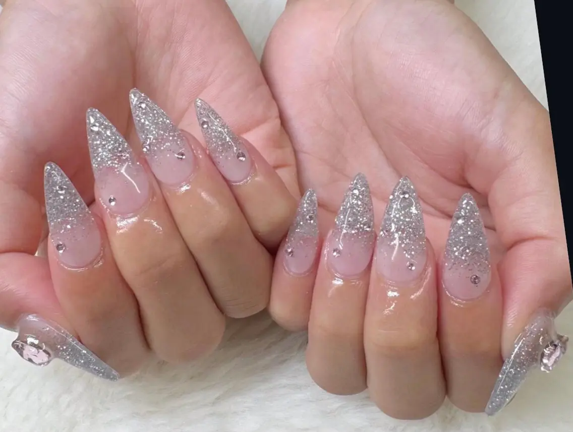 ネイル YumiNail 長さだし&ハンドケアのネイルデザイン