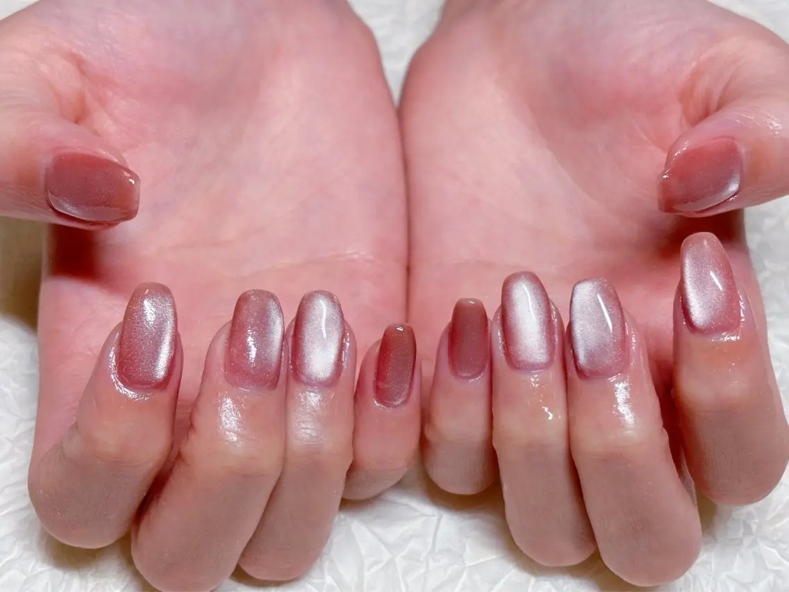 ネイル アートネイル オーロラネイル チークネイル フラッシュネイル フットネイル ハンドネイル ハンドケア ゆ か_Nails💫のネイルデザイン