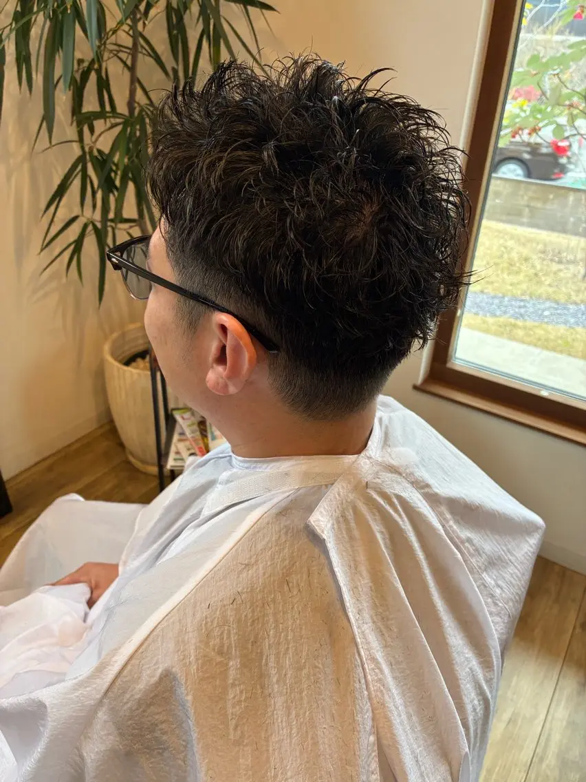 パーマ メンズ 清水 美香のヘアスタイル
