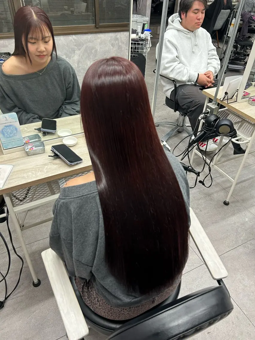 【ケア人気No.1️⃣✨】ワンカラー + Aujua 4stepの写真