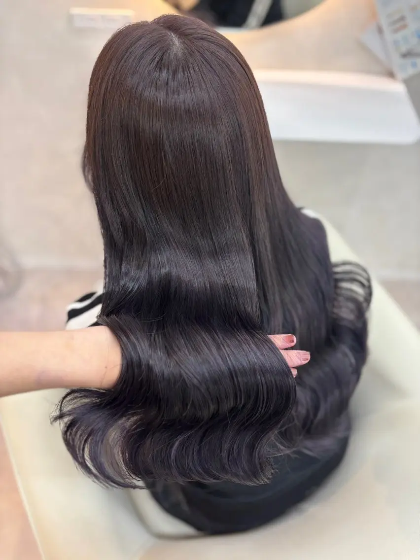 ロング カット ヘアカラー 🤍るい🤍カット モデル募集中🪽🫧のヘアスタイル