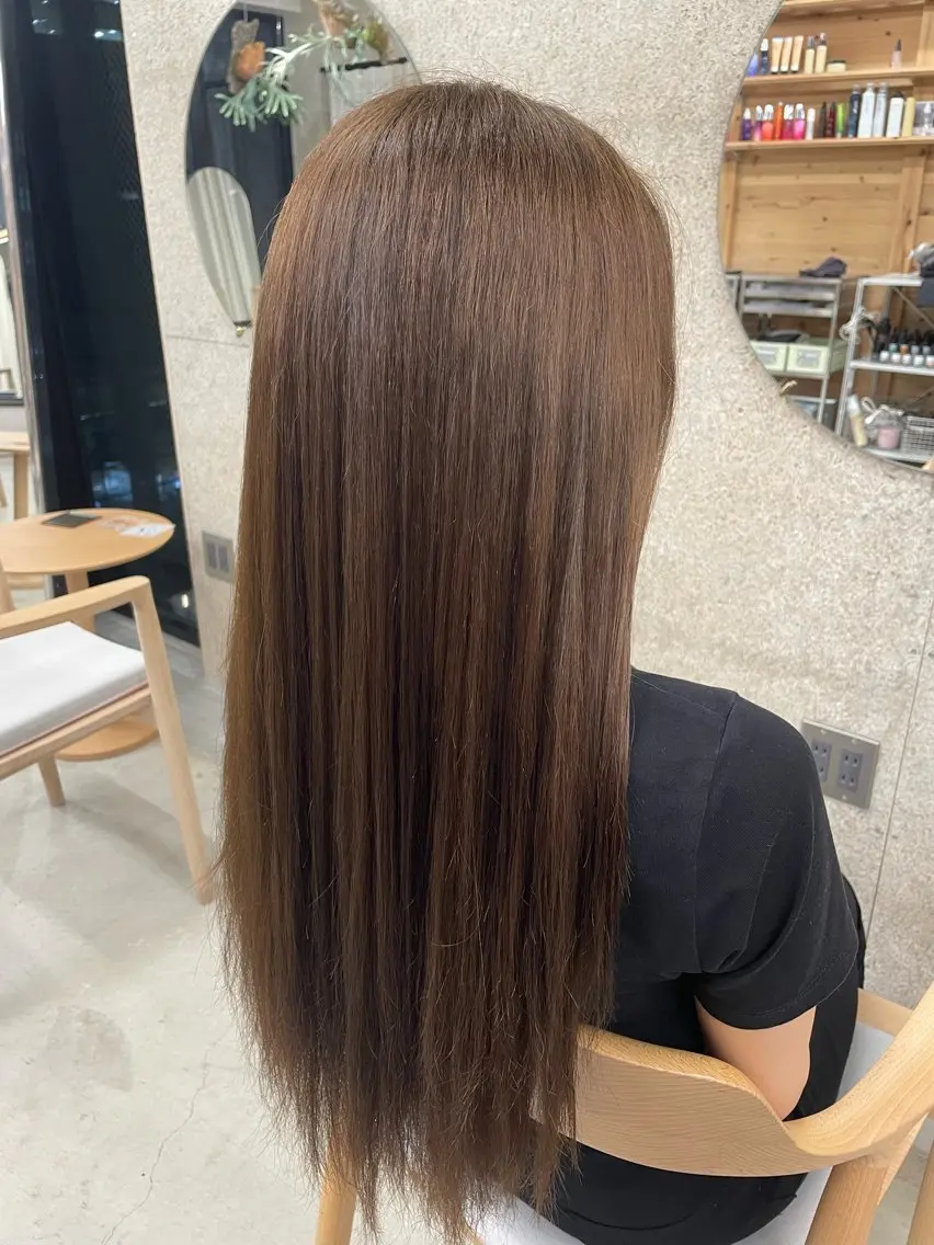 ロング ヘアカラー トリートメント SiLO／ mahiroのヘアスタイル