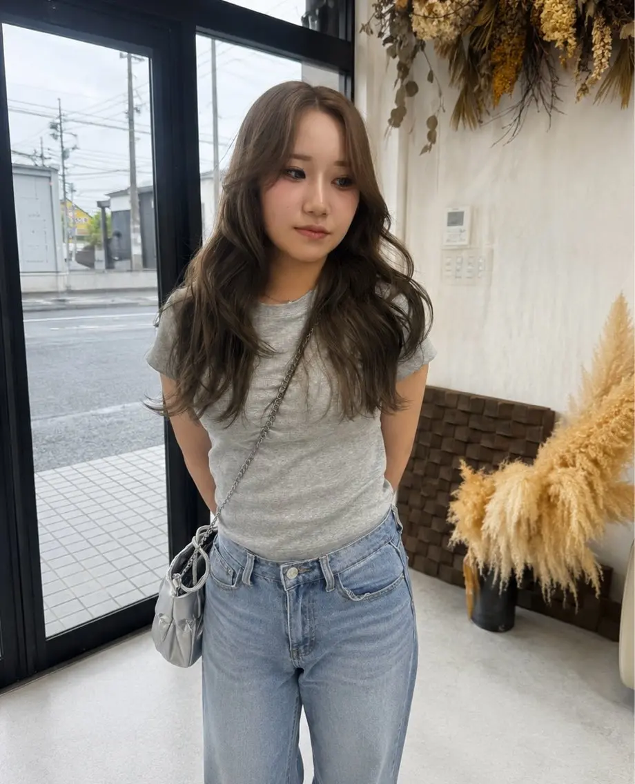 ロング ヘアカラー トリートメント yuimarl切田 はじめ✨のヘアスタイル