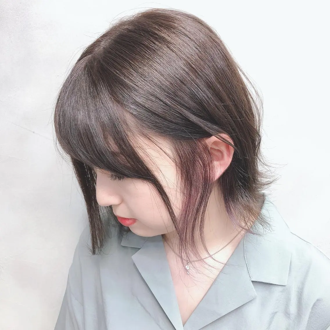 ショート カラー イヤリングカラー FAAM Tsuneのヘアスタイル