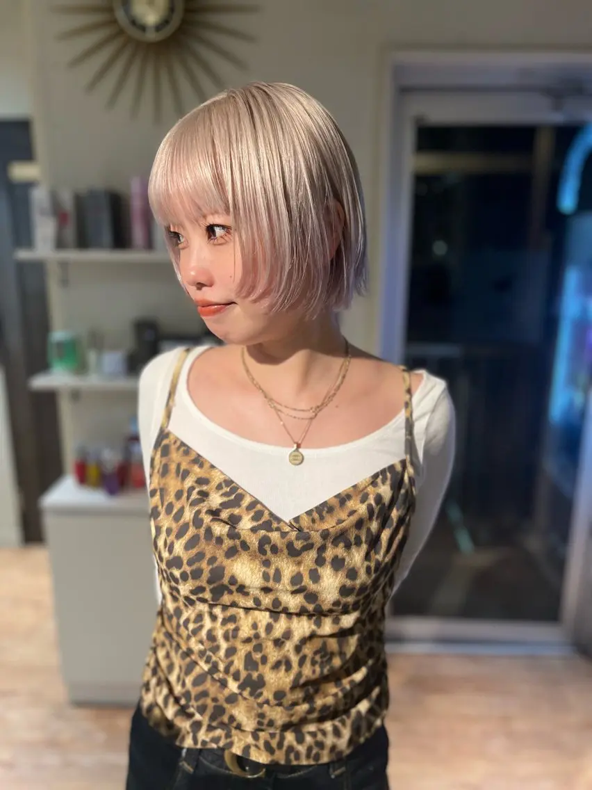 ショート ヘアカラー YUIKA 江古田のヘアスタイル