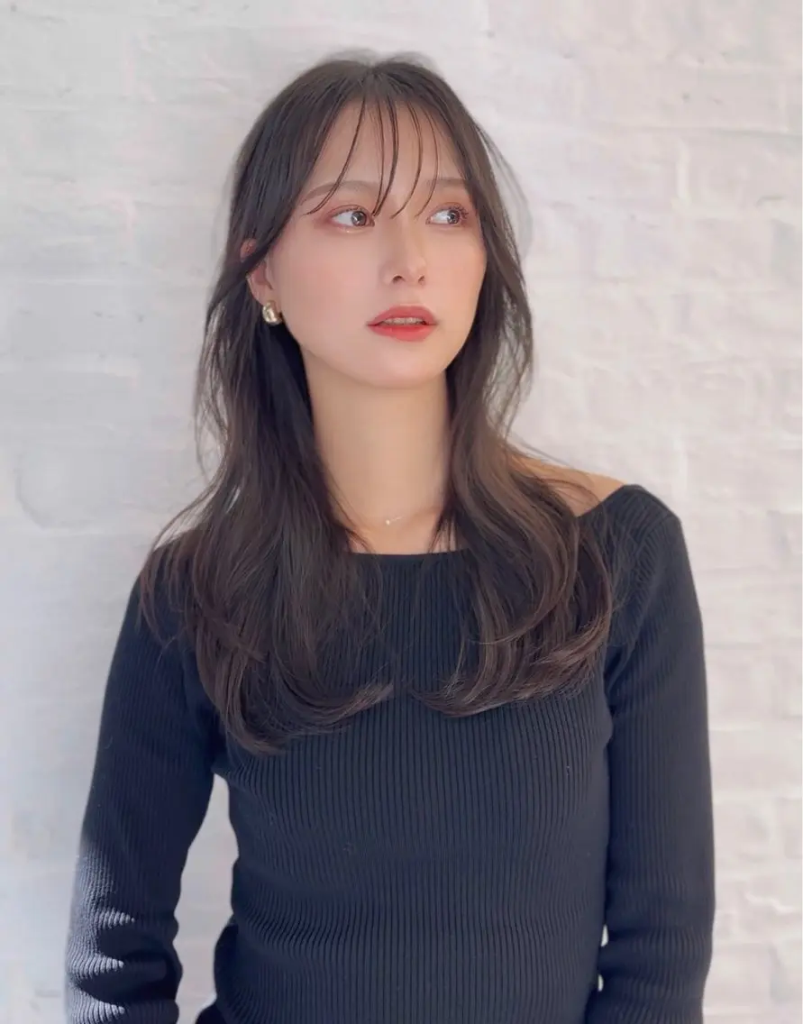 セミロング カラー ヘアアレンジ 前髪顔まわりカット 🌈中村海聖のヘアスタイル