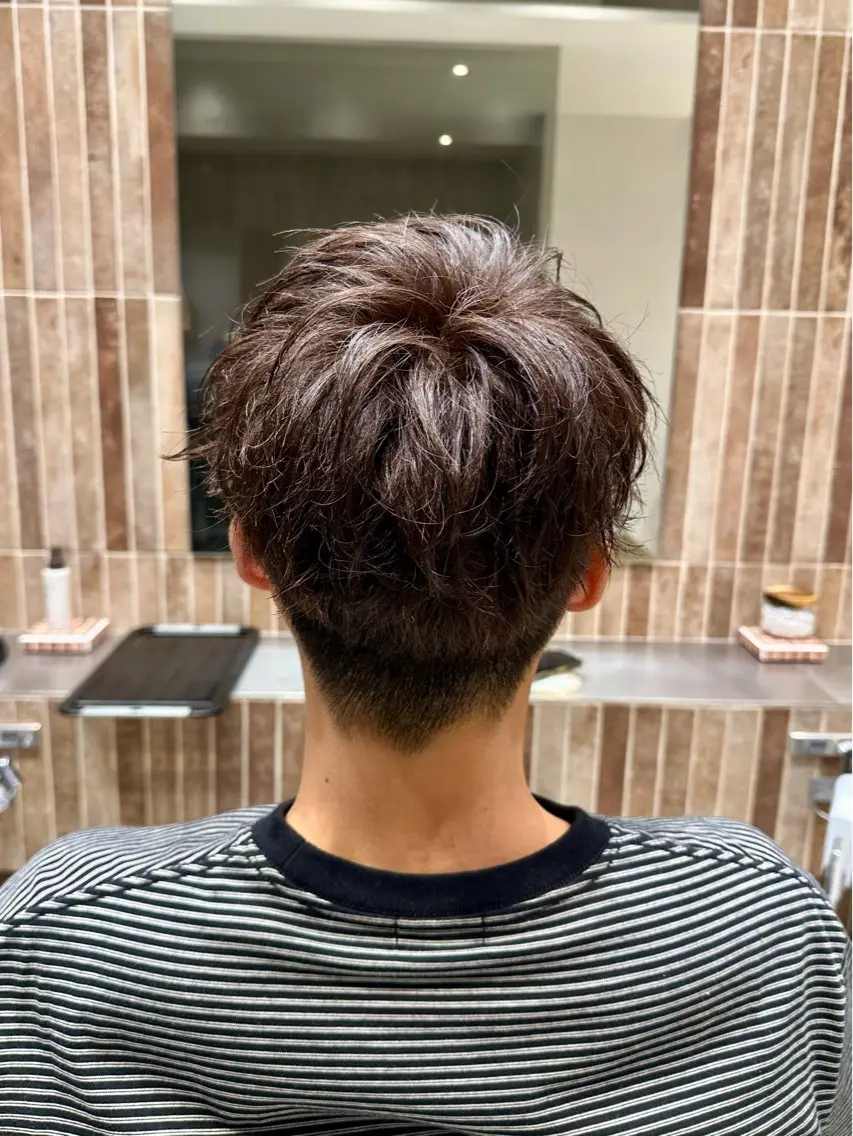 ショート カラー メンズ カット ヘアカラー トリートメント ヘアセット 横浜/メンズ特化/ Farbe/田中颯斗のヘアスタイル