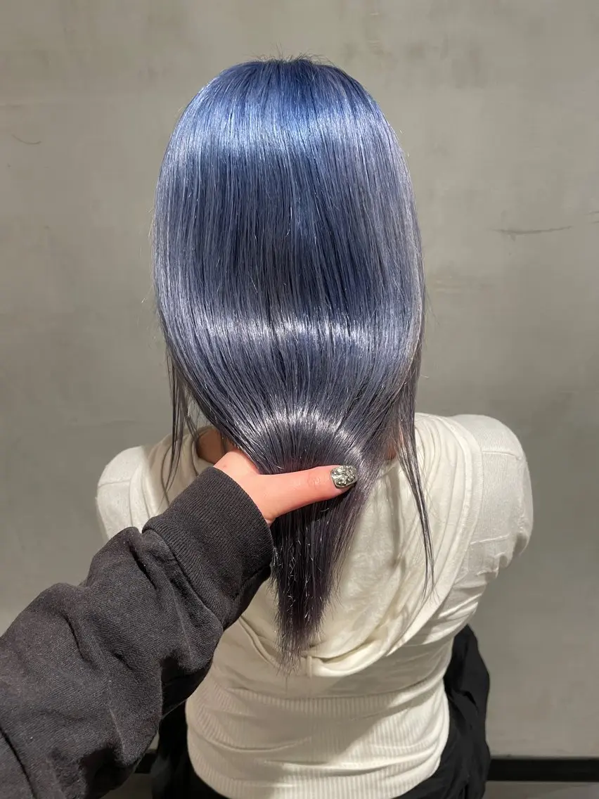 セミロング カラー トリートメント 🎀海外ヘア/表参道 Satone🎀のヘアスタイル