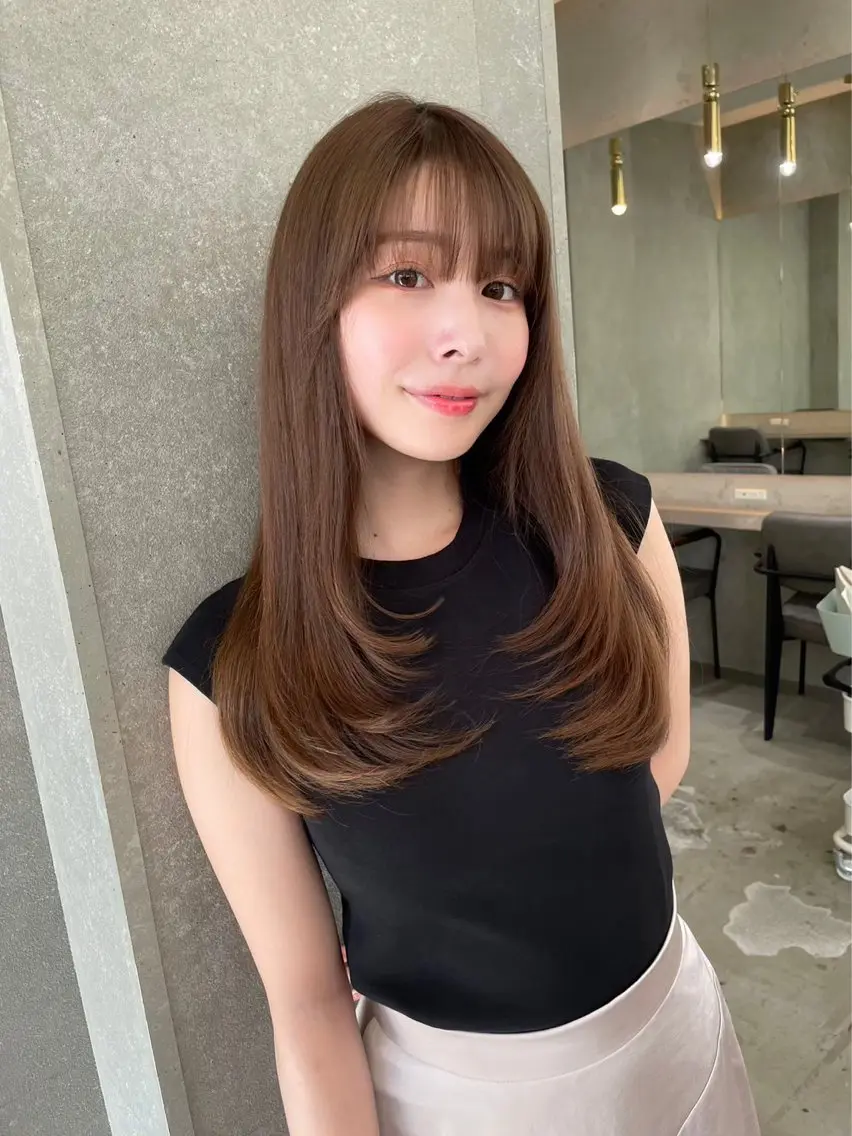 韓国風レイヤーカット+❣️ケラスターゼトリートメント❣️の写真